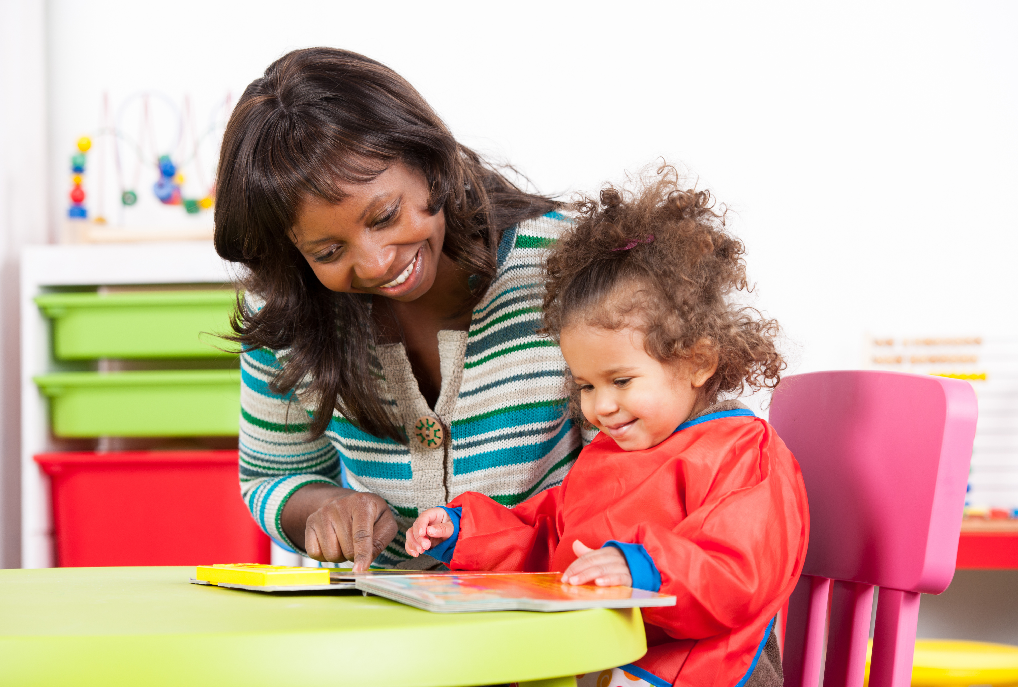 Childwatch teacher practices shapes with toddler